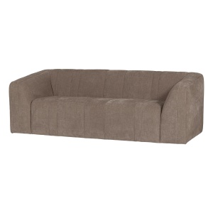 Canapea grej din textil pentru 2 persoane Omaire Woood