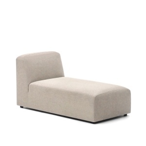 Canapea modulara bej din textil 152 cm Neom Kave Home