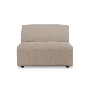 Canapea modulara bej din textil 94 cm Jax Sneak Middle HKliving