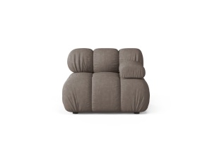 Canapea modulara maro cappuccino din textil pentru 1 persoana Bellis Right Liberty Micadoni