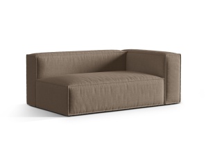 Canapea modulara maro cappuccino din textil pentru 3 persoane Nuria Right Structural Micadoni