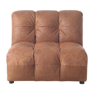 Canapea modulara maro coniac din textil 102 cm Hackman Dutchbone