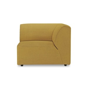 Canapea modulara ocru din textil 94 cm Jax Right HKliving