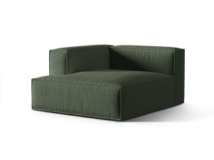 Canapea modulara verde muschi din textil pentru 1 persoana Nuria Left Liberty Micadoni