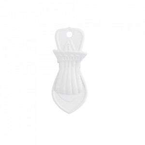 Clips alb din metal Voko Madam Stoltz