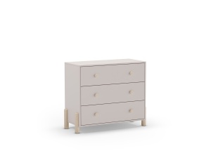 Comoda alba/cream din lemn 90 cm Enola The Home Collection