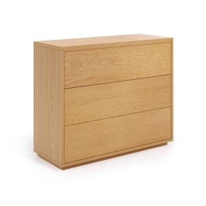Comoda maro din lemn 90 cm Abilen Kave Home
