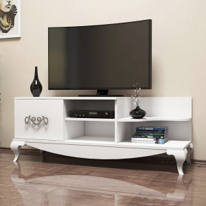 Comoda TV alba 130 cm Sultan The Home Collection
