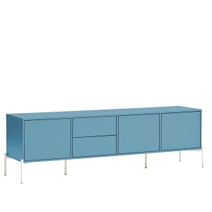 Comoda TV albastra 180 cm Croma Teulat