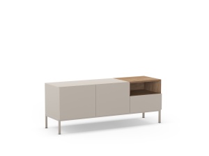 Comoda TV crem din metal 140 cm Cailin The Home Collection