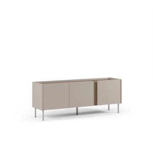 Comoda TV crem din metal 180 cm Lucile The Home Collection
