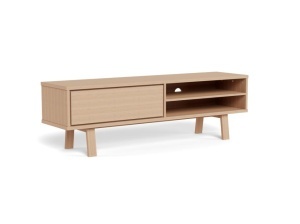 Comoda TV maro din lemn 160 cm Lamberth Quiet Object