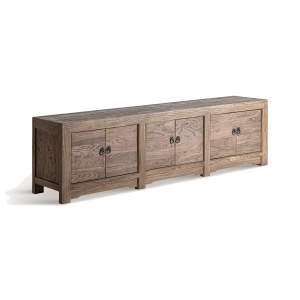 Comoda TV maro din lemn 220 cm Untza Vical Home