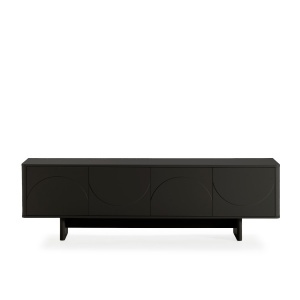 Comoda TV neagra 180 cm Solei Quiet Object