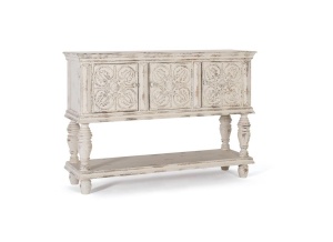 Consola alba din lemn 148 cm Burnie Giner y Colomer