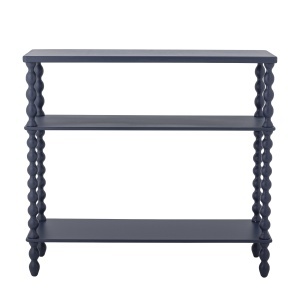 Consola albastra din lemn 90 cm Salino Bloomingville
