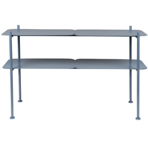 Consola albastra din metal 100 cm River Zuiver