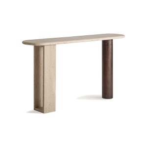 Consola maro din lemn 160 cm Clare Vical Home