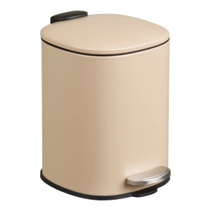 Cos de gunoi bej din metal 3 L Lodi House Nordic
