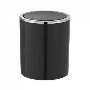 Cos de gunoi negru din plastic 2 L Inca Wenko