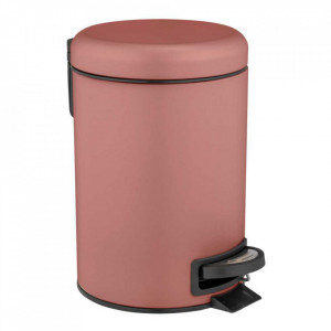 Cos de gunoi roz din plastic 3 L Leman Wenko