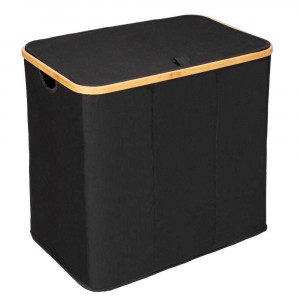Cos de rufe din fibre sintetice negre 35 L Ecori Wenko