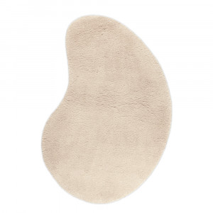 Covor alb antic din fibre naturale 103x155 cm Forma Ferm Living