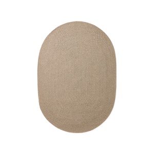 Covor bej din fibre sintetice 160x230 cm Despas Oval Kave Home
