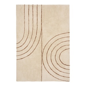 Covor din bumbac bej 200x300 cm Tampa House Nordic