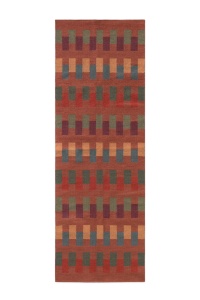Covor din fibre naturale multicolore 80x230 cm Intersecting Lorena Canals
