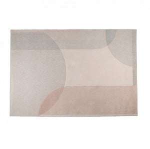 Covor din lana gri/roz 200x300 cm Dream Pink/Grey Zuiver