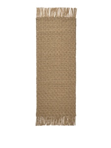 Covor maro tan/negru din fibre naturale 80x200 cm Udo Ferm Living