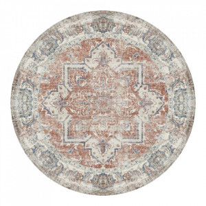 Covor multicolor din fibre sintetice 200 cm Havana Orange House Nordic