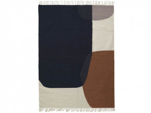 Covor multicolor din lana si bumbac 160x250 cm Kelim Murge Ferm Living
