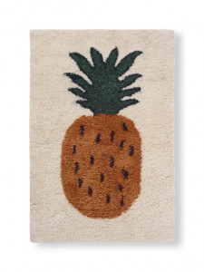 Covor multicolor din lana si bumbac 80x120 cm Fruticana Pineapple Ferm Living