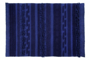 Covor pentru copii albastru din bumbac 140x200 cm Air Lorena Canals