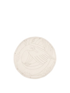 Covor pentru joaca din bumbac crem 100 cm Swan Ferm Living