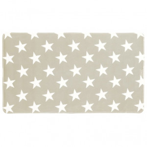 Covoras baie grej/alb din fibre sintetice 40x70 cm Stella Wenko