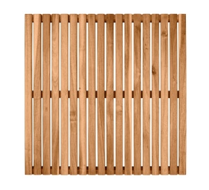 Covoras baie maro din lemn 55x55 cm Edris Wenko