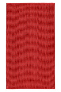 Covoras baie rosu din fibre sintetice 50x90 cm Monza Lalee