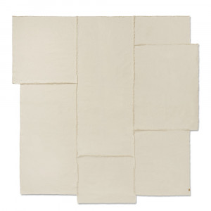 Cuvertura alb antic din bumbac 264x272 cm Offset Ferm Living