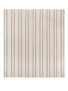 Cuvertura alb antic/neagra din bumbac 240x260 cm Twill Ferm Living