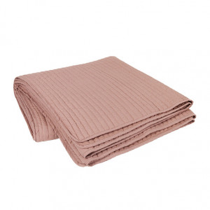 Cuvertura matlasata mov din bumbac 240x260 cm Sena Dusty Broste Copenhagen