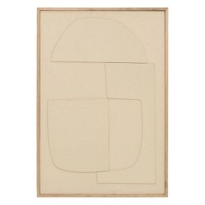 Decoratiune de perete din bumbac kaki 44x64 cm Capas Urban Nature Culture Amsterdam