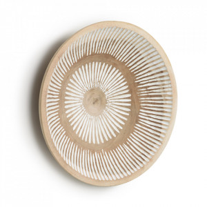 Decoratiune de perete maro din lemn de mungur 30 cm Melisa Kave Home