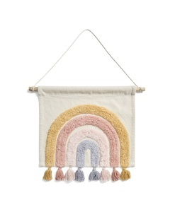 Decoratiune de perete multicolora din bumbac 52x60 cm Tadea 2 Kave Home