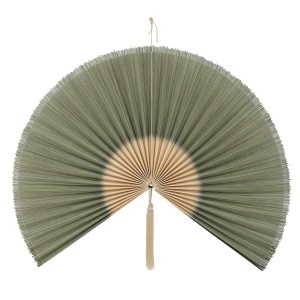 Decoratiune de perete verde din bambus 110x145 cm Jaime Bloomingville