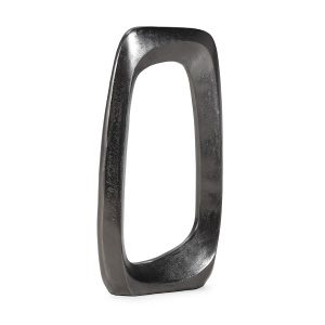 Decoratiune din metal gri inchis 50 cm Kaleb Thai Natura