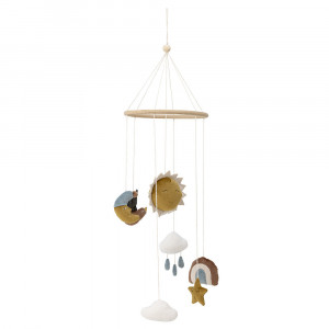Decoratiune suspendabila multicolora din bumbac si poliester Vigge Bloomingville Mini