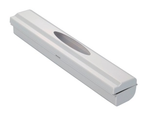 Dispenser folie alimentara gri din metal Cutter Wenko